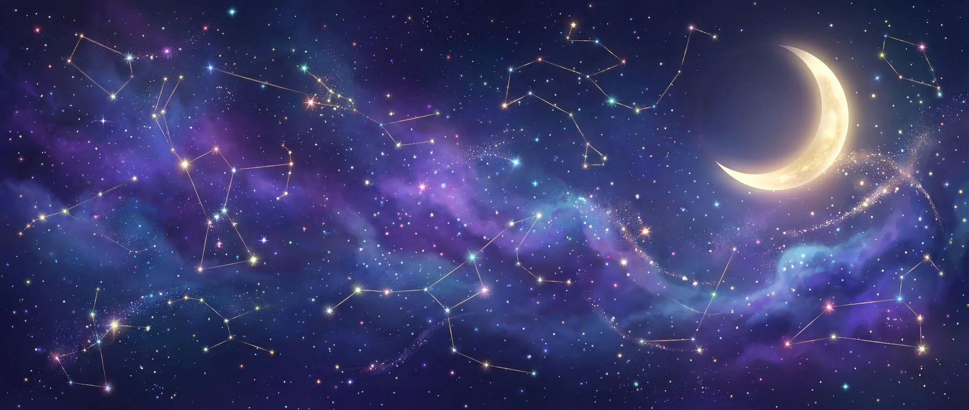 星空背景 - XZL仙踪林 | 每日星座运势与塔罗占卜